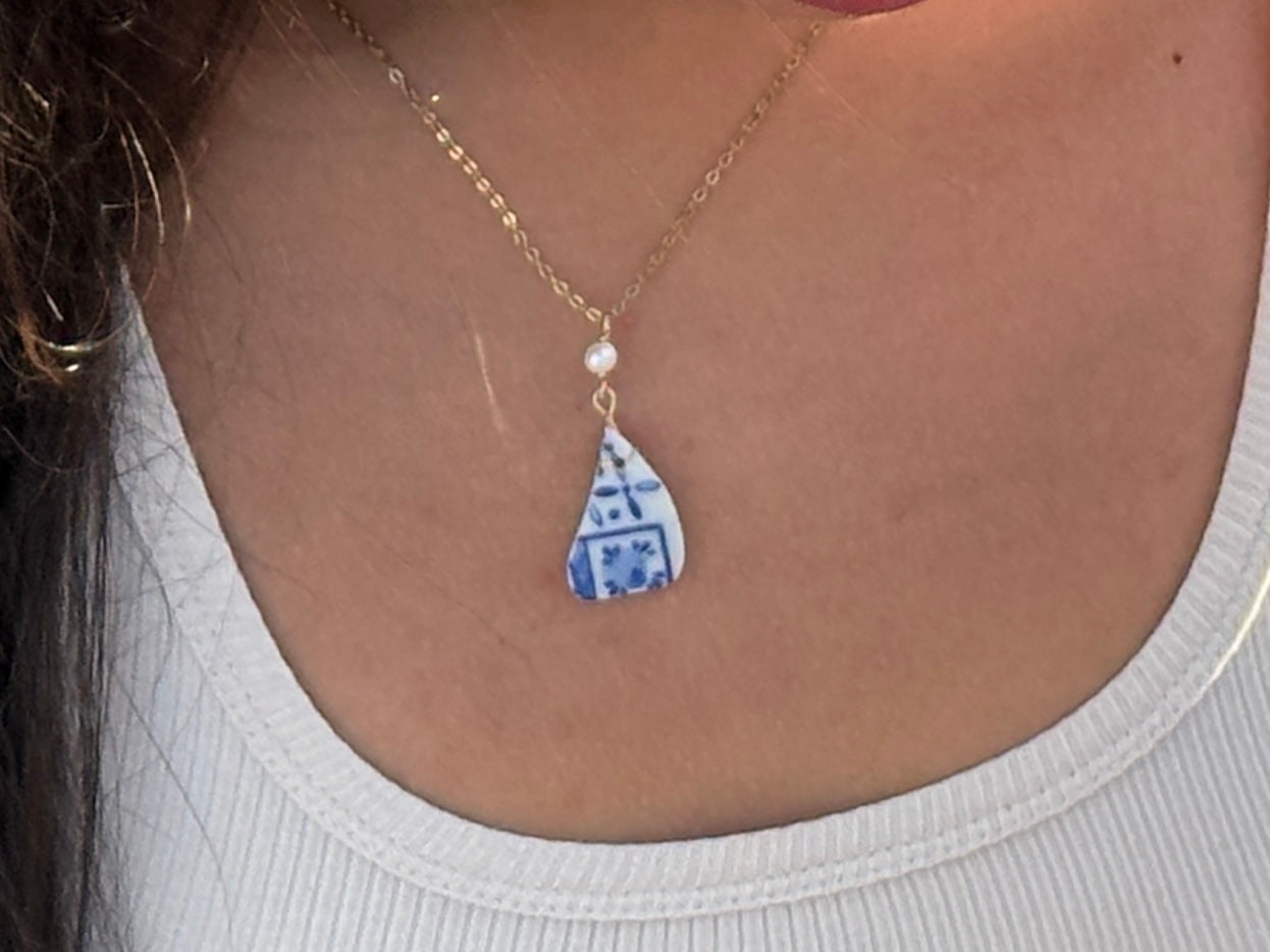 Sea Pottery Necklace 1
