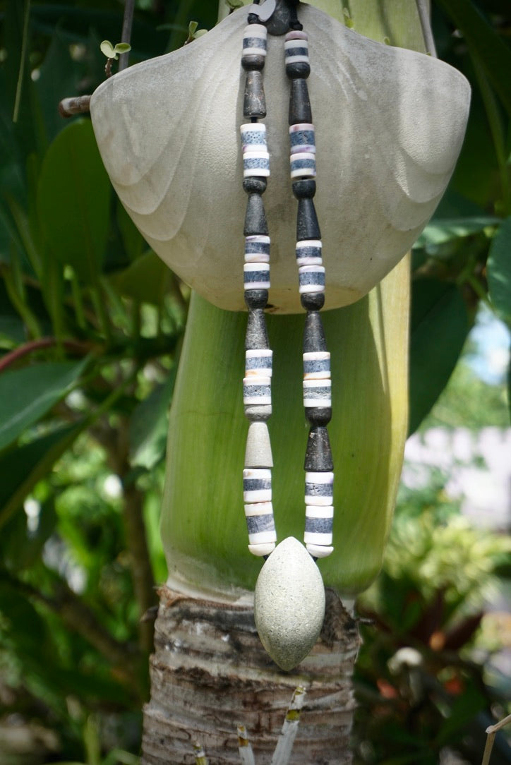 Modern Chamorro necklace, latte stone, slingstone