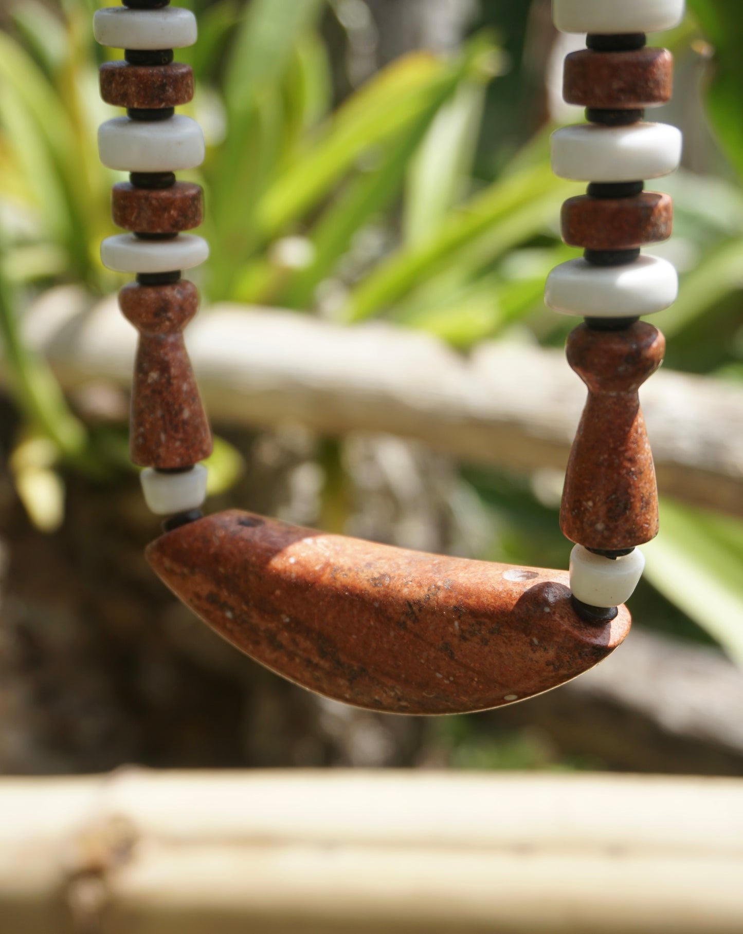 Modern Chamorro necklace, latte stone, sinåhi