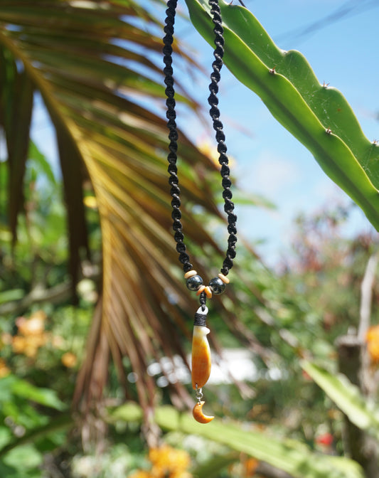 Spondy Machete & Moon Necklace