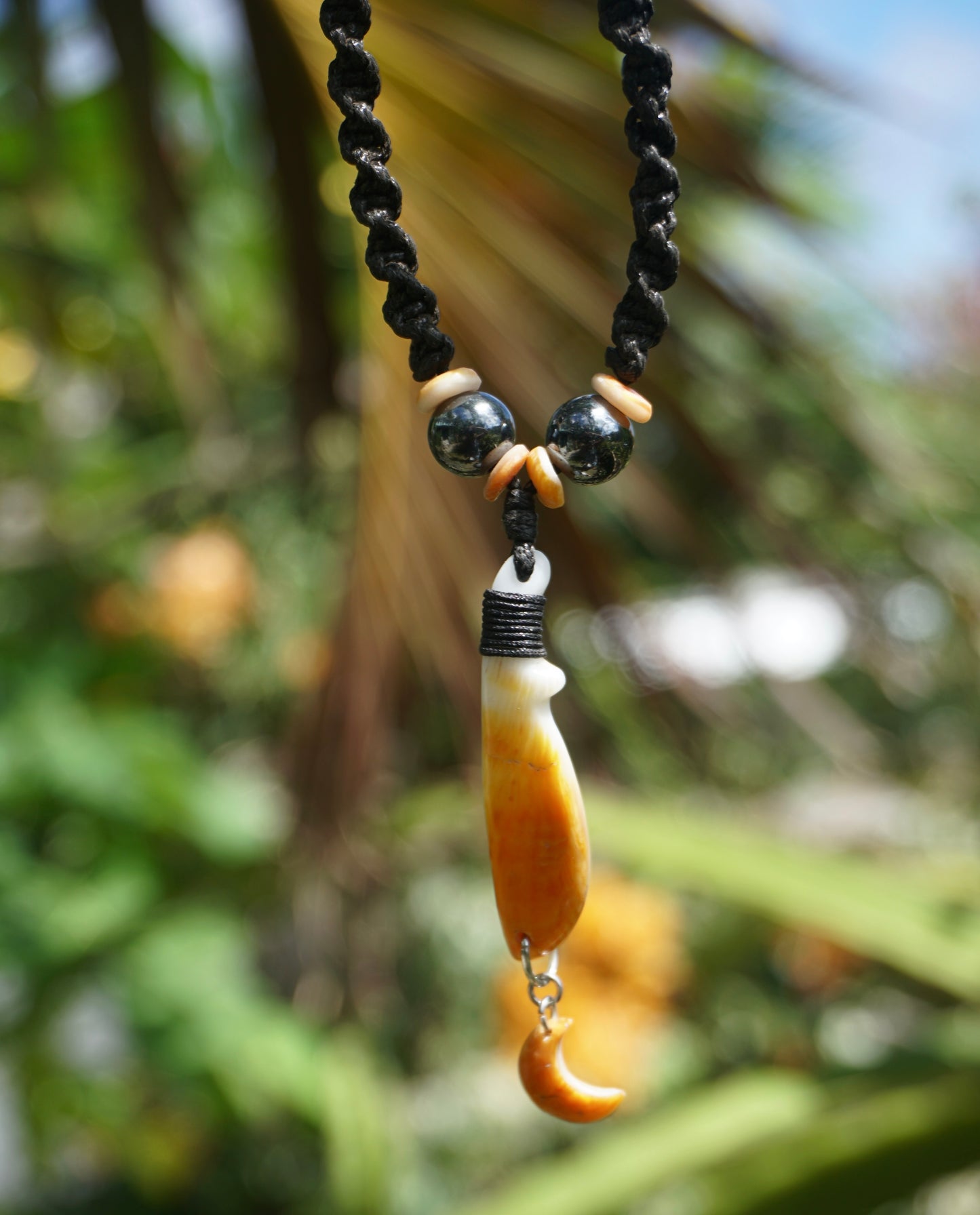 Spondy Machete & Moon Necklace