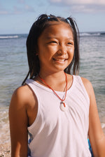 Load image into Gallery viewer, Puka Shell + Hebrew Coneshell Top Bead

