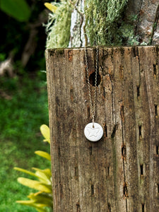 Hima Money Bead w/butterfly engraving