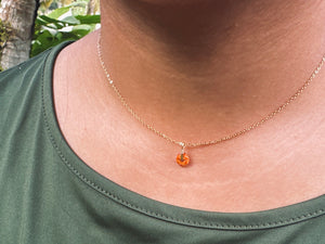Dainty Spondy Moneybead Necklace
