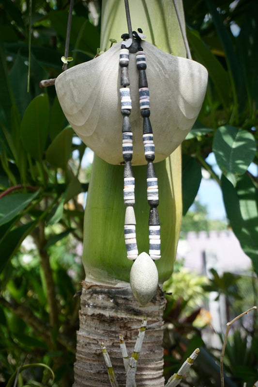 Modern Chamorro necklace, latte stone, slingstone 