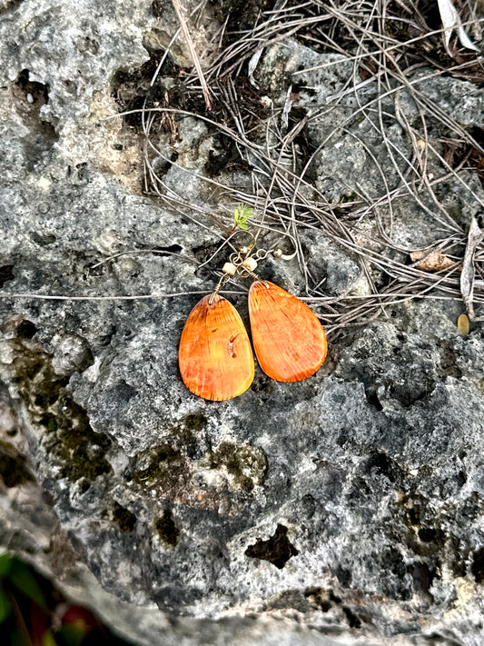 Spondylus Dangle Earrings
