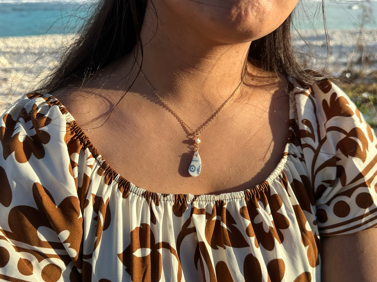 Sea Pottery Necklace 2