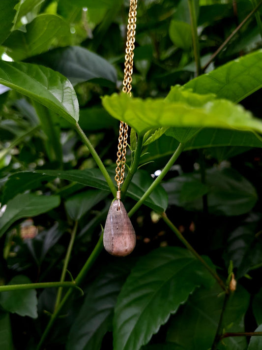 Green Coral Teardrop
